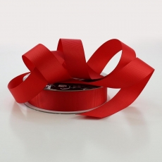 25MM X 25M GROSGRAIN RED