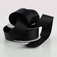 38MM X 25M GROSGRAIN BLACK