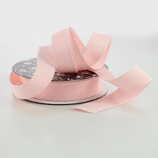 (DISC) 25MM X 20M GROSGRAIN - STITCH LIGHT PINK