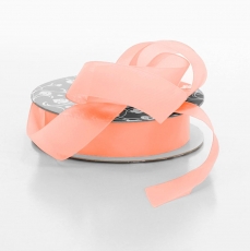 25MM NYLON JELLY RIBBON 25M PEACH PLUSH