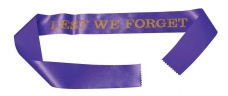 LEST WE FORGET RIBBON 50MM X 16M ROLL