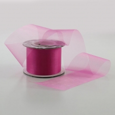 (DISC) ORGANZA SPECIAL 50MM X 25MTR CERISE