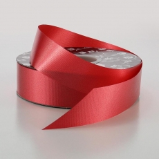 30MMx90M TEAR/POLY RIBBON RED