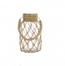 JUTE VASE 25.8H 10T 14.5B