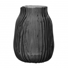 MILA VASE 20.5H 15T 7B 15WP SMOKE GREY