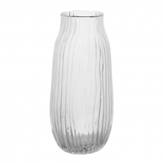 MILA VASE 31H 9.5T 6B 14WP CLEAR