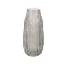 MILA VASE 31H 9.5T 6B 14WP SMOKE GREY