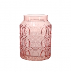 LUNA VASE 18.5H 10T 13B PINK