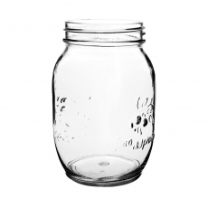 LARGE MASON JAR 17H 8T 8.5B 10WP