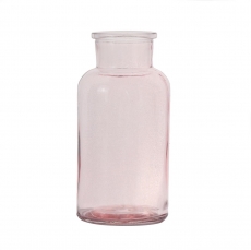 MEDIUM MILK BOTTLE16H 5.7T 7.5B ROSEWATER
