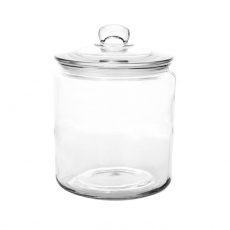 GLASS TERRARIUM W/LID 23H 18T 18B