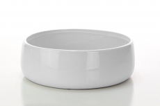 ELEGANT CURVES BOWL 9H 25.5T 25.5B 26WP WHITE