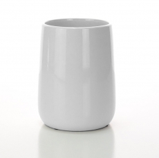 ELEGANT CURVES VASE 18H 12T 12B WHITE