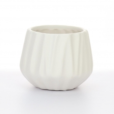 (DISC) DOL ARCTIC RND POT MATTE WHITE 11H 11T 8B 14.5WP