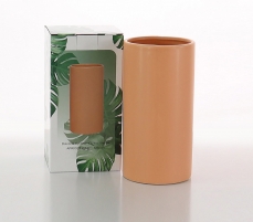 (DISC) DOL CYLINDER 19.7H 10T 10B APRICOT WASH SMOOTH