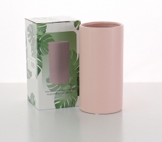 (DISC) DOL CYLINDER 19.7H 10T 10B ROSEWATER SMOOTH