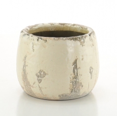 WHITE EARTH POT 12.5H 14T 12.5B 15WP