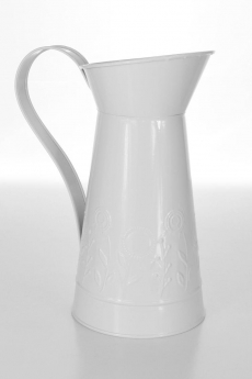 WATERING CAN WHITE 25H 13T 12B