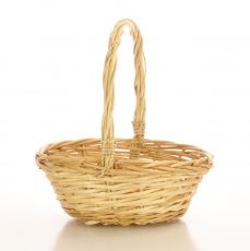 PLAIN WILLOW SINGLE BASKET 11H 27T 20B