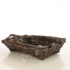 STAINED WILLOW TRAY 10H 40TL 29TW