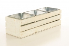 FROSTY ALPINE TIN CRATES (3) 10H 36TL 13TW