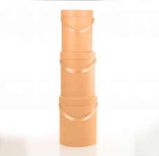 HAT BOX APRICOT S/3 20X25H 22X27H 24X29H