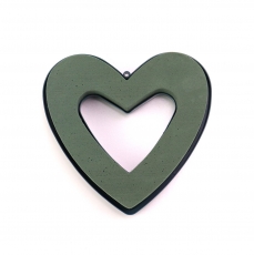 24CM OPEN HEART PLASTIC BASE