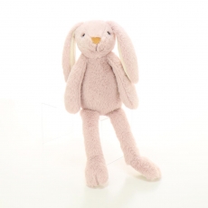 24CM SITTING RABBIT LONG LEGS- PINK
