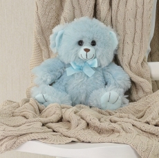TEDDY BEAR BABY BLUE 20CM SITTING