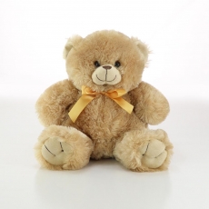 TEDDY BEAR LT BROWN 30CM SITTING