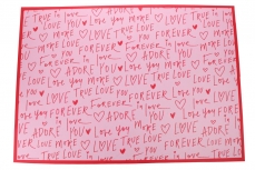 FROST BORDER RED FOREVER LOVE 50M 50X70CM PK/100