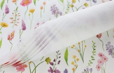 80GSM WHITE KRAFT FLORAL PRINT W/R 50X70CM PK/50