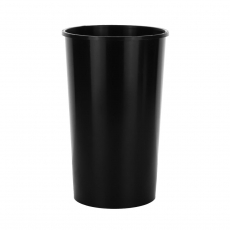 BUCKET 4 LITRE ROUND BLACK 25.5H 16T 12.5B