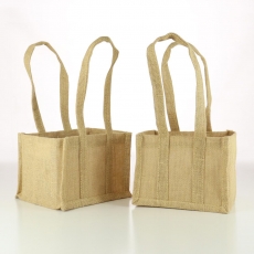 JUTE BAG 14H 17.5L 16W INC HANDLE 38H NATURAL