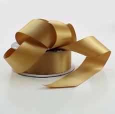38MM DOUBLE SIDED SATIN 30M PER ROLL GOLD