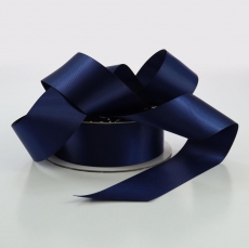 38MM DOUBLE SIDED SATIN 30M PER ROLL NAVY
