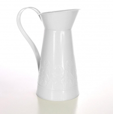 WATERING CAN WHITE 25H 13T 12B
