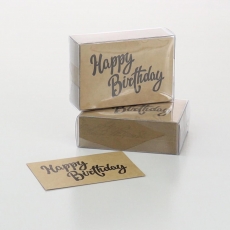 KRAFT CARD - HAPPY BIRTHDAY 2