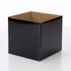 BOX MINI GLOSS BLACK 12.5x12.5x11.5H