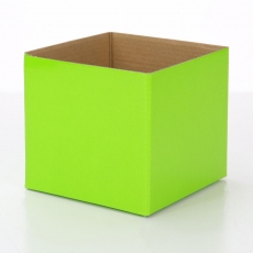 BOX MINI GLOSS LIME 12.5x12.5x11.5H