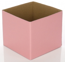 BOX MINI GLOSS ROSE 12.5x12.5x11.5H