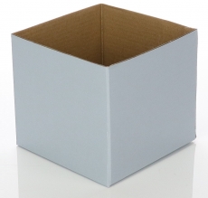 BOX MINI GLOSS WEDGEWOOD 12.5x12.5x11.5H