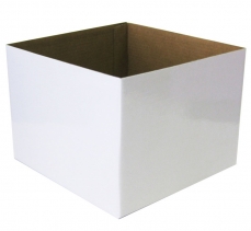 ECONOMY BOX WHITE 14Hx18.5Lx18.5W