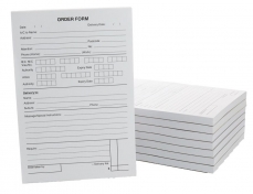 ORDER PADS - 100 SHEETS 21CM X 14.7CM