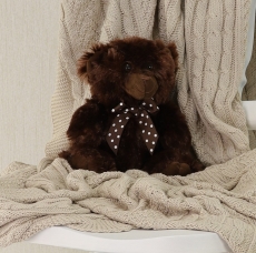 TEDDY BEAR CHOCOLATE 20CM SITTING