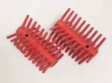 red brushes for bercomex SETOF2 133mm, diam 110mm